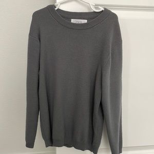 Zara blue knitted sweater